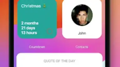 Captura de tela de iOS Widgets 2