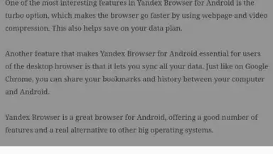 Captura de tela de Yandex Browser Lite 14
