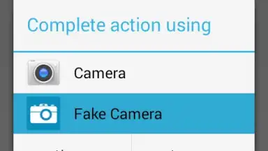 Captura de tela de Fake Camera 8