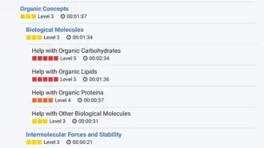 Captura de tela de Organic Chemistry 10