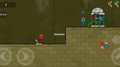 Captura de tela de Red and Blue Stickman 4