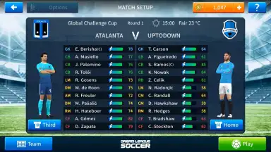 Captura de tela de Dream League Soccer 9