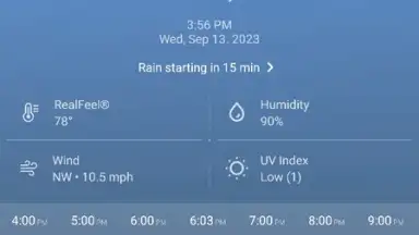 Captura de tela de Local Weather: Weather Forecast 5