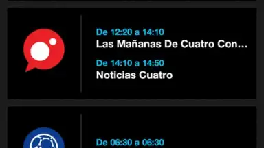 Captura de tela de Mediaset Infinity España 2