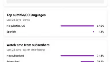Captura de tela de YouTube Studio 5