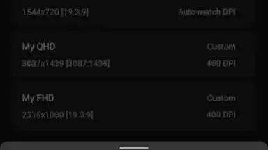 Captura de tela de Pixels: Resolution+DPI Changer 4