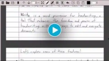 Captura de tela de Write 1