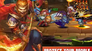 Captura de tela de Heroes Charge HD 1