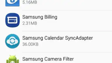 Captura de tela de Samsung Accessory Service 3