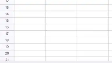 Captura de tela de Google Sheets 16