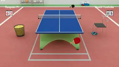 Captura de tela de Virtual Table Tennis 2