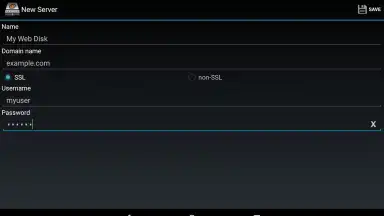 Captura de tela de cPWebDisk 4