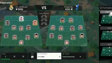Captura de tela de EA Sports FC Empires 9