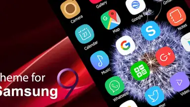 Captura de tela de Samsung S9 Launcher - Themes and Wallpaper 2
