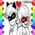 Coloring Ladybug & Blackcat apk